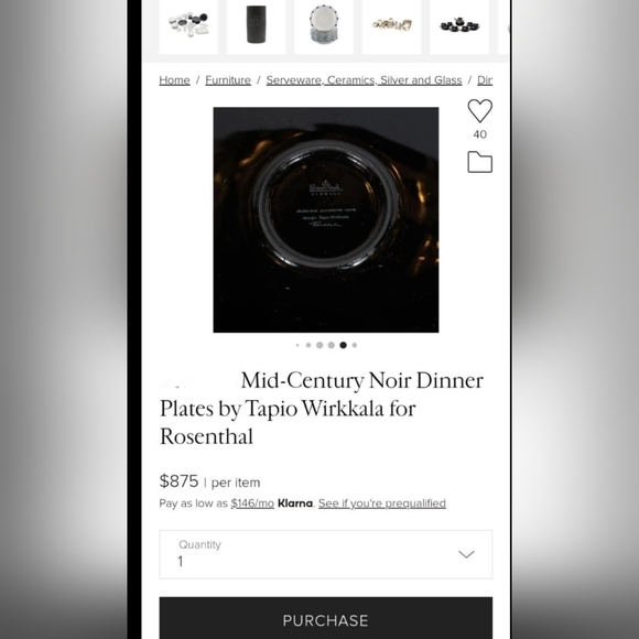 Rosenthal Other - Tapio Wirkkala. Rosenthal (4) plates